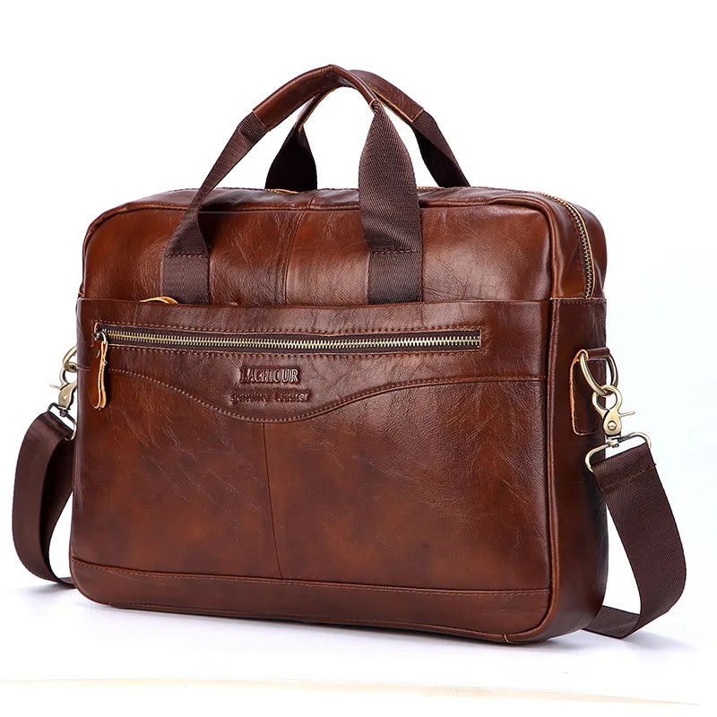 Elegante Reisetasche aus echtem Leder
