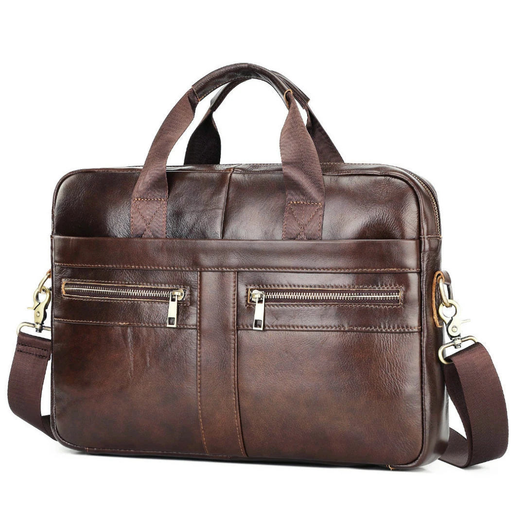 Elegante Reisetasche aus echtem Leder