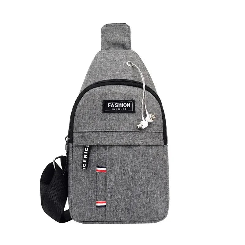Herren-Umhängetasche aus Nylon-Canvas