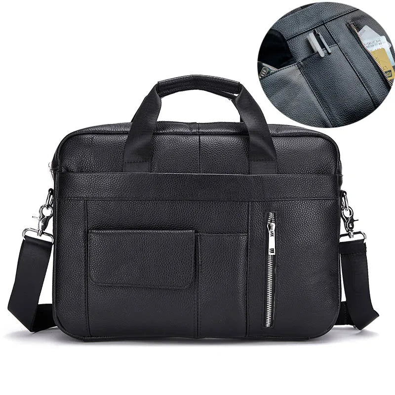 Elegante Reisetasche aus echtem Leder
