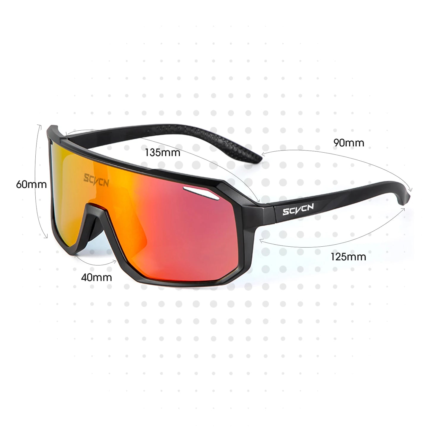 Photochrome Sportbrille mit UV400-Schutz & ergonomischem Design