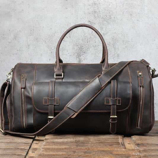 Leder-Rucksack The Gate