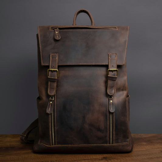 Leder-Reiserucksack Herren