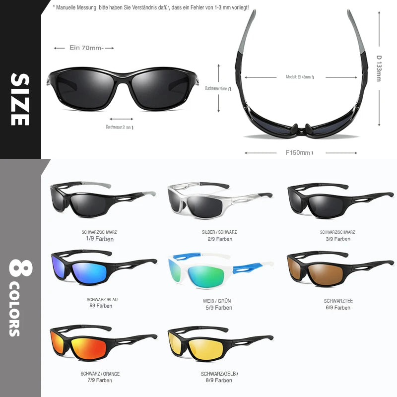 CoolRide Polarisierte Sportbrille