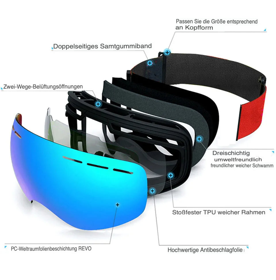 SnowGlide Profi Skibrille
