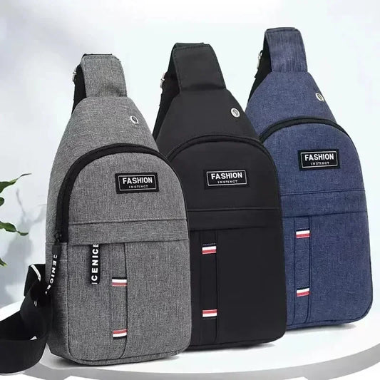 Herren-Umhängetasche aus Nylon-Canvas