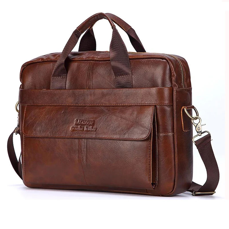 Elegante Reisetasche aus echtem Leder