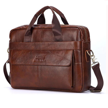 Elegante Reisetasche aus echtem Leder